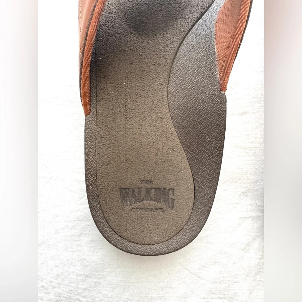 Abeo Balboa Sandals - Carmel Brown with Metatarsal Support - Size 7.5